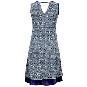 Marmot M Larissa soft UPF 30 dress gray print EUC